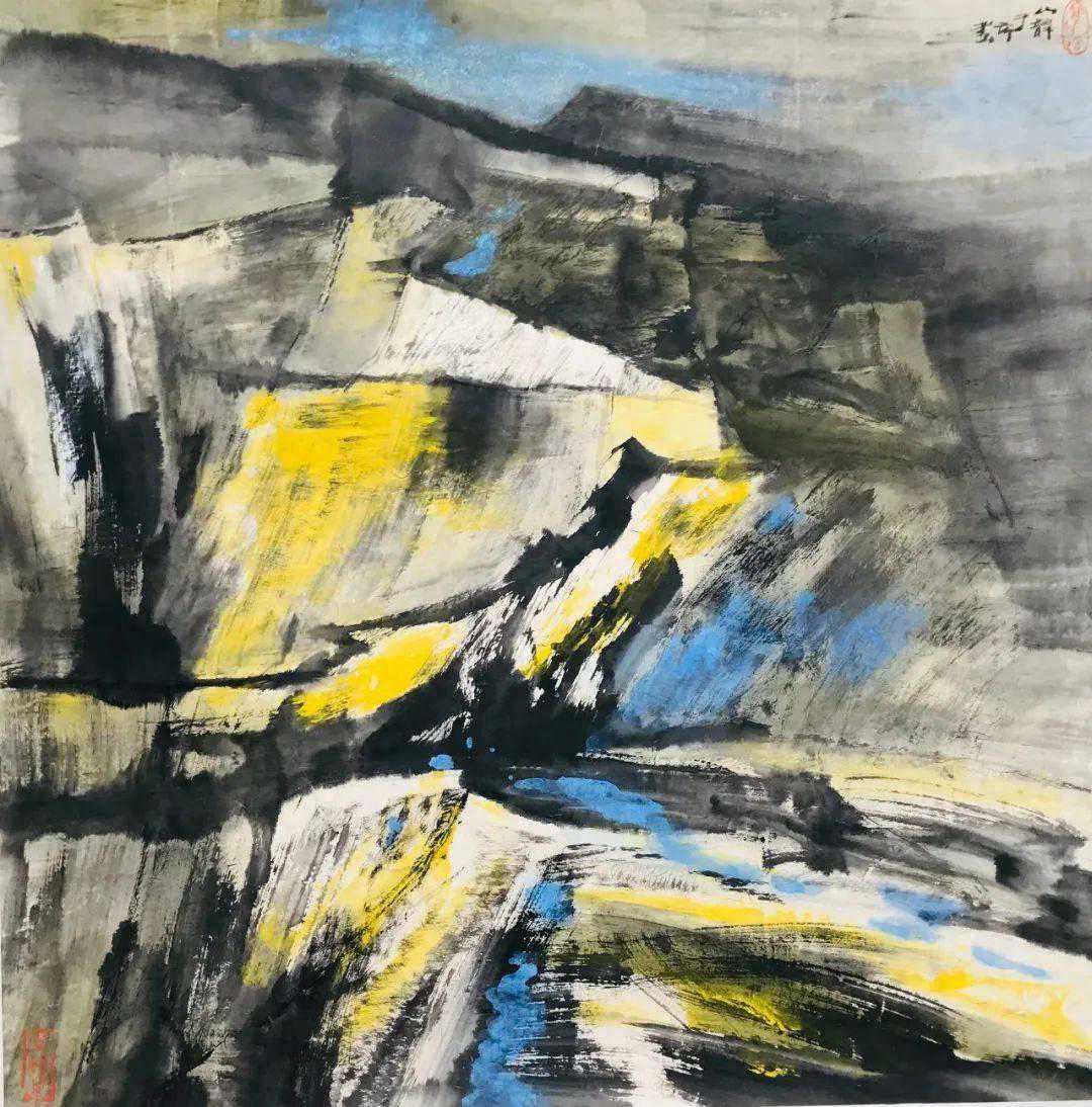 于亨：以“水”的少少许胜《山韵》作品欣赏