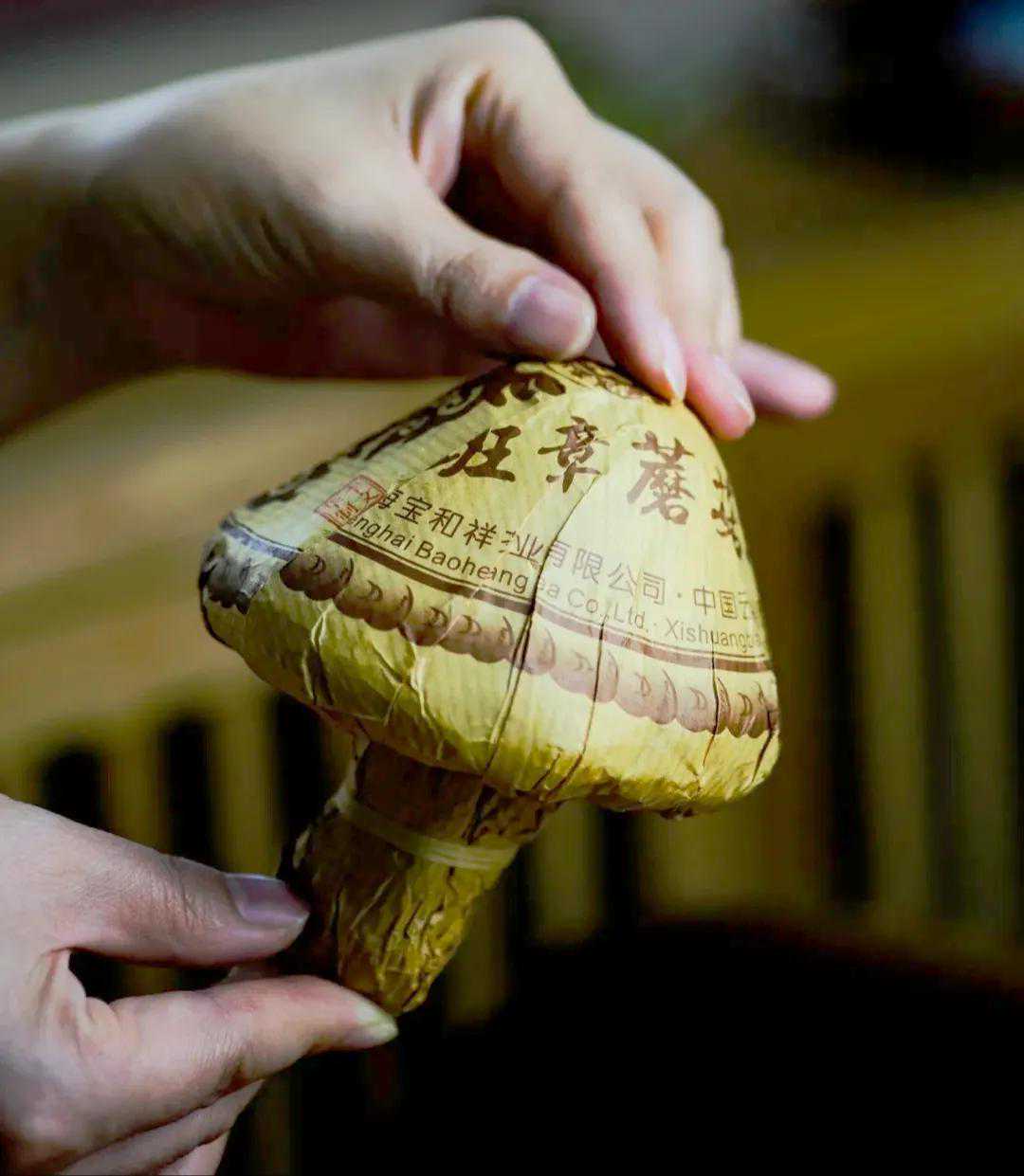 十年陈化的班章茶有何口感？2022宝和祥班章蘑菇沱评测