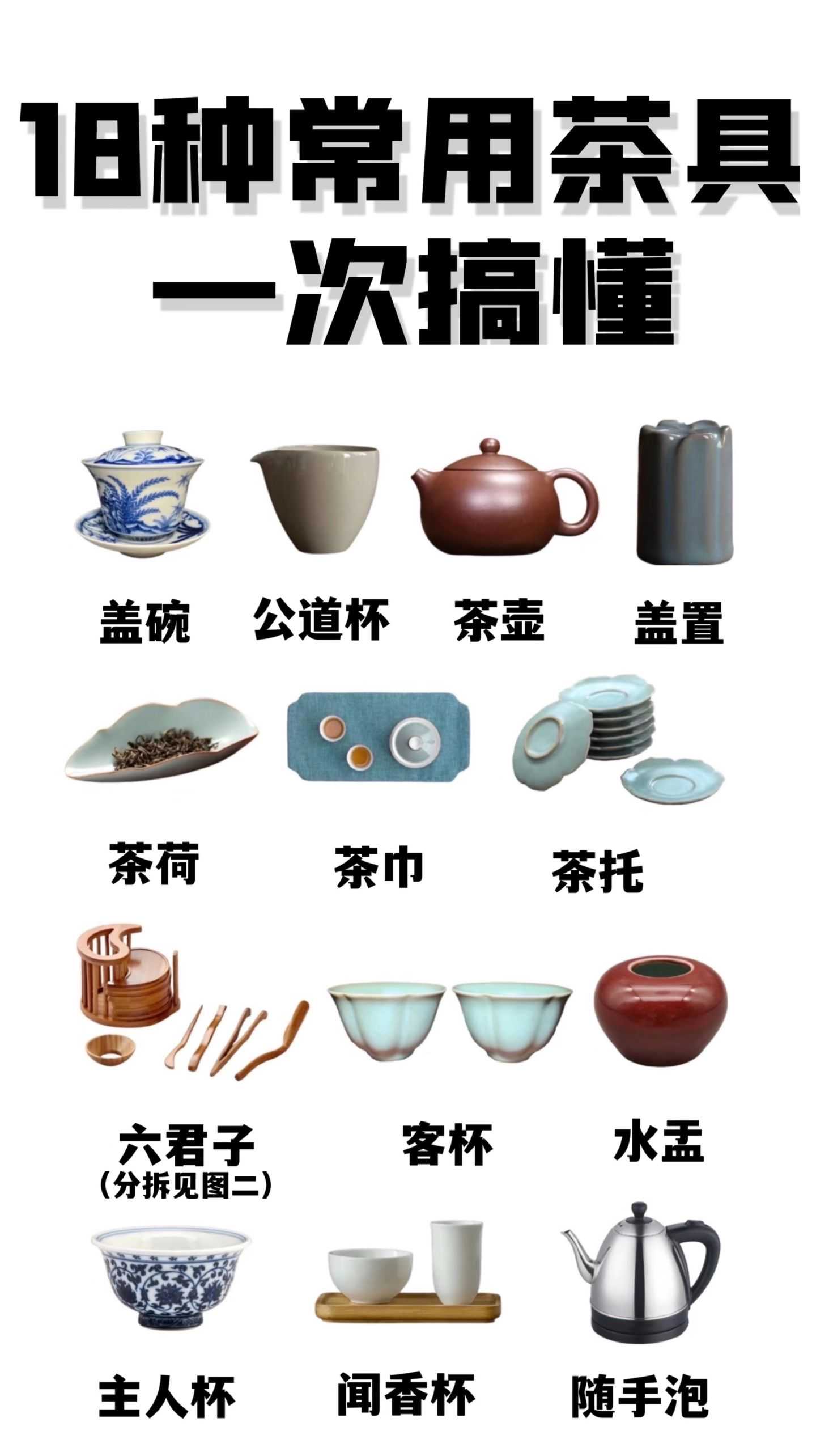一次入门，读懂18种常用茶具