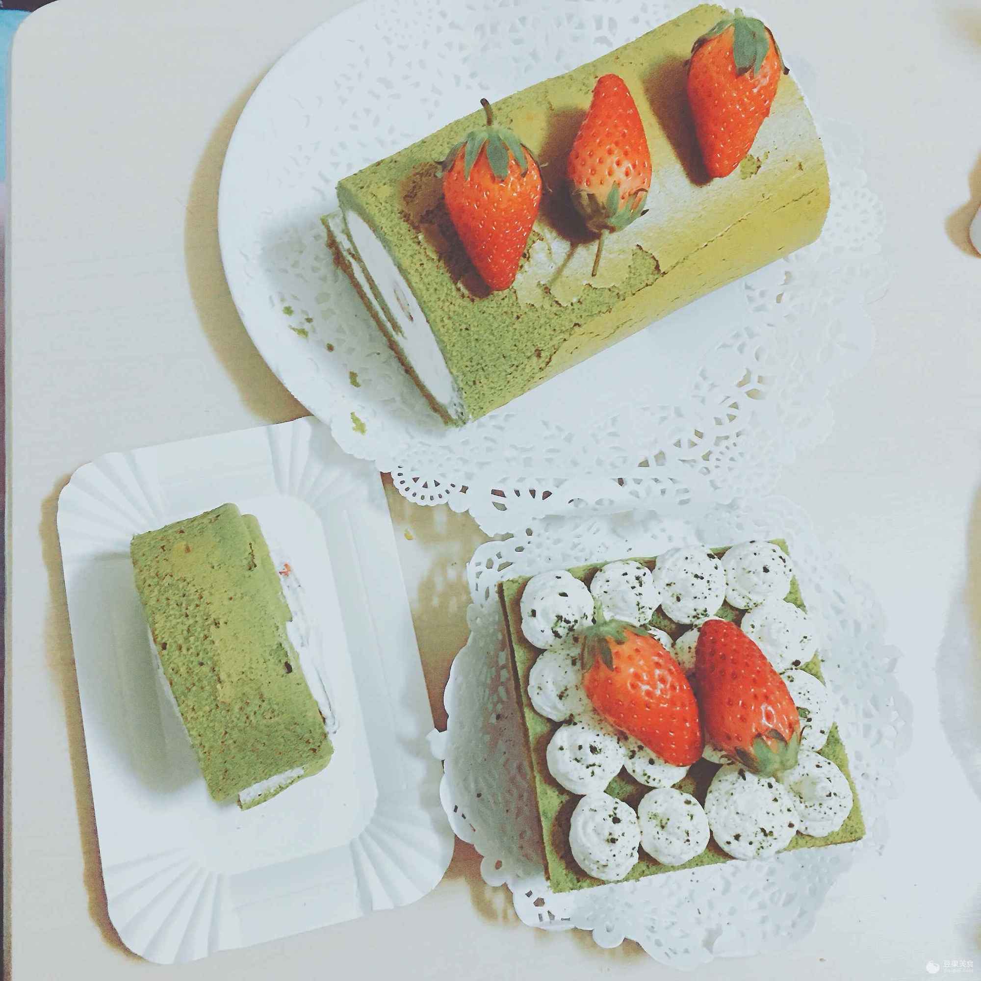 抹茶蛋糕卷的做法