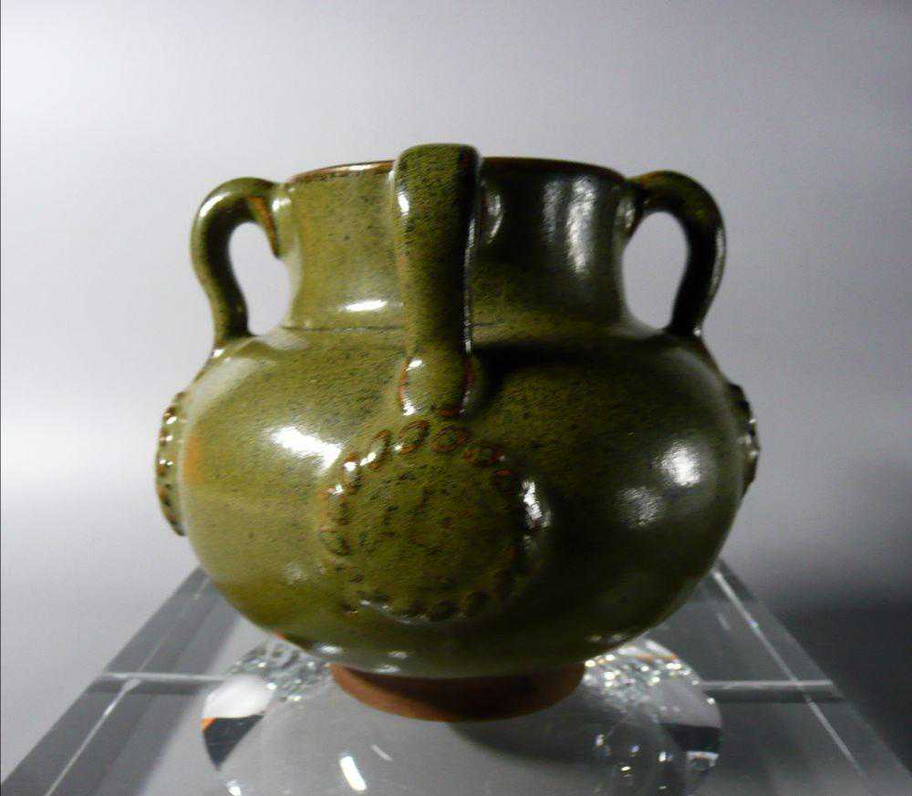 茶叶末釉四系小罐